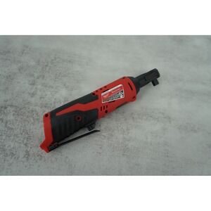 Milwaukee M12 3/8" Cordless Ratchet 2457-20 Red Black Power Tool Bare Tool